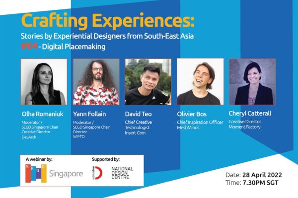 Crafting Experiences: Stories by Experiential Designers from Southeast Asia – Digital Placemaking